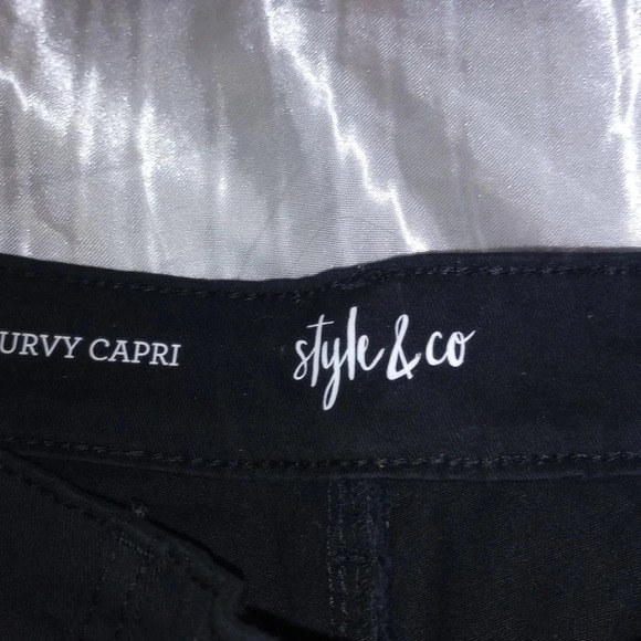Style & Co black capri - Picture 2 of 6